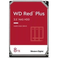 WD Red Plus 3.5" 8000 GB Serial ATA III, Harddisk 3.5", 8000 GB, 5400 rpm