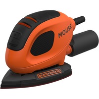 BLACK+DECKER Kompakt-Mouse BEW230-QS 55W, Delta Sanders Orange/Sort