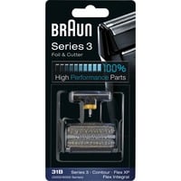Braun Combipack 31B ekstra skær og folie passer til serie 5000/600 Model: 072799 , Barberhovedet Sort, passer til serie 3
