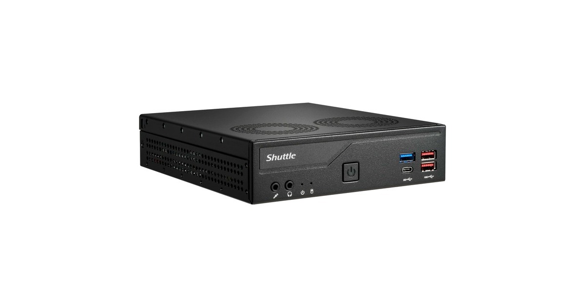 Shuttle DH770, Barebone Sort
