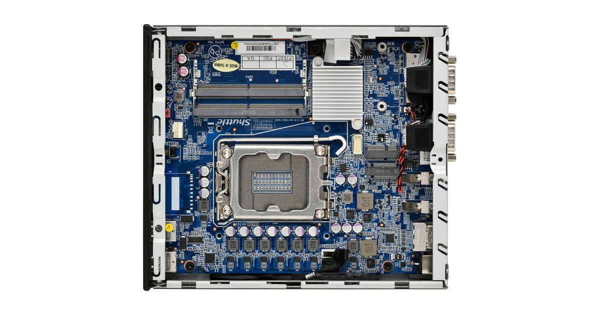 Shuttle DH770, Barebone Sort