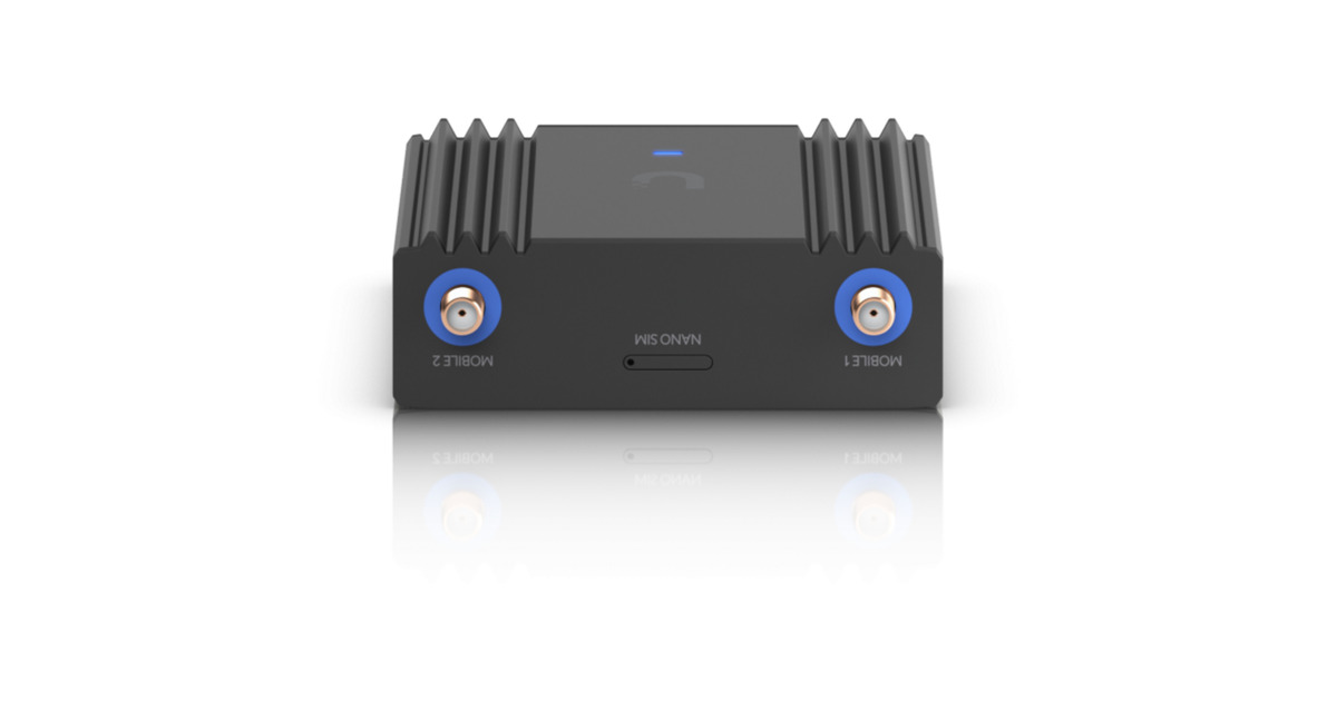 Monu Router Moble Interface Ubiquiti Mobil Router Ultra, WIRELESS LTE router Sort
