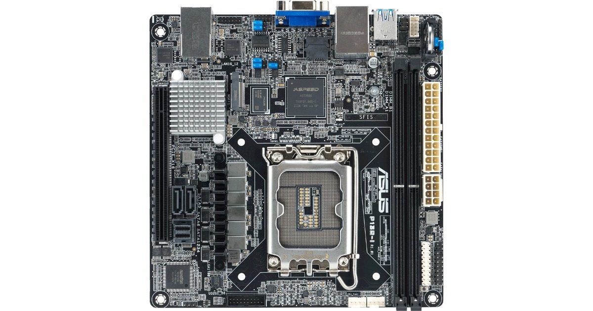 ASUS P13R-I Intel C262 LGA 1700 mini ITX, Bundkort Intel, LGA 1700 ...