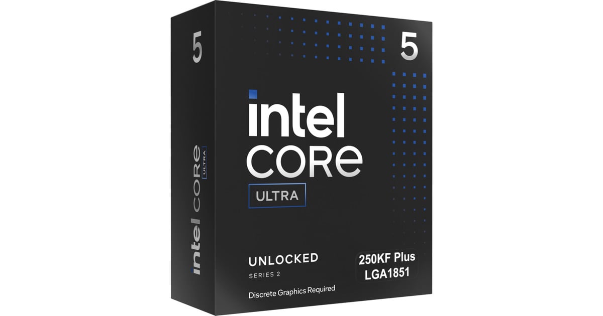 MICRO INTEL CORE ULTRA 5 250KF PLUS 5.30GHZ LGA1851 BOX - miniatura 3