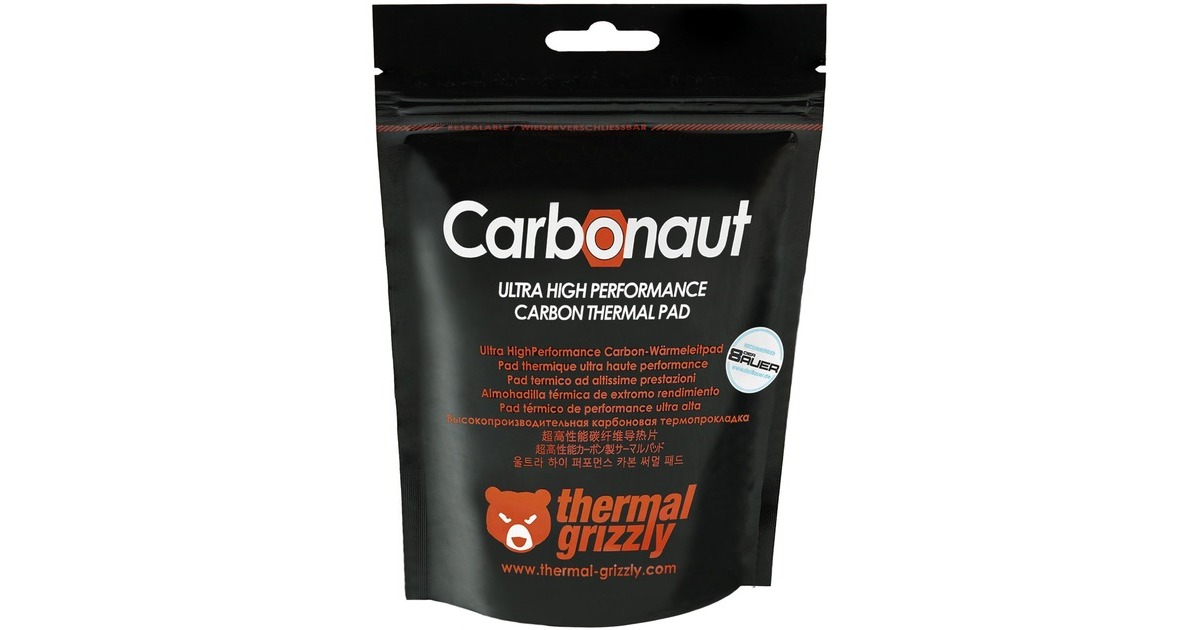 Almofada Térmica Thermal Grizzly Carbonaut 32x32x0,2, TG CA 32 32 02 R Almofada Térmica Thermal Grizzly Carbonaut 32x32x0,2, TG CA 32 32 02 R