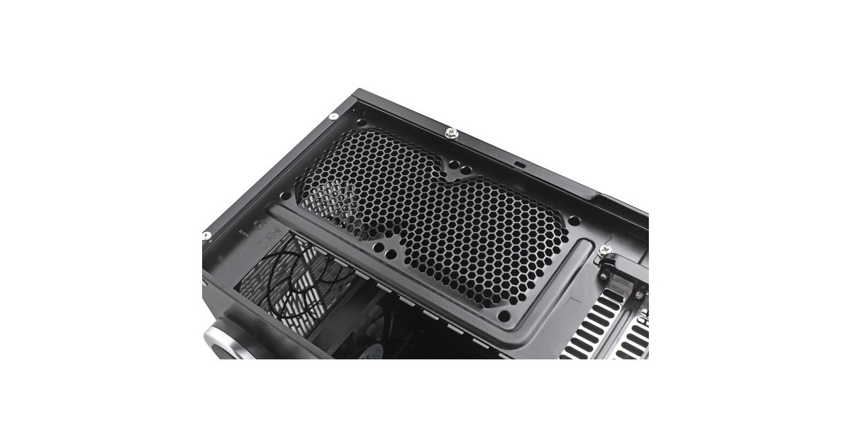 SilverStone Grandia GD08 HTPC Sort, HTPC sag Sort, HTPC, PC, Sort, ATX ...