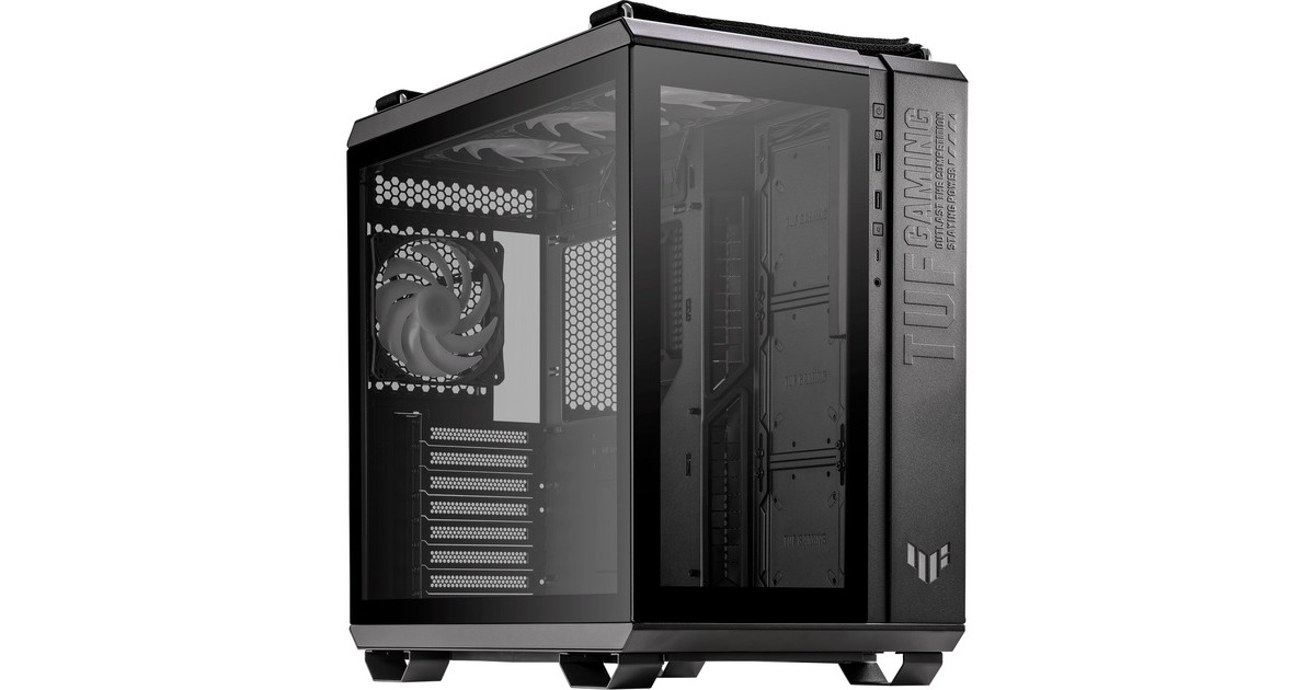 ASUS TUF Gaming GT502 PLUS Midi Tower Sort, Towerkabinet Sort, Midi ...