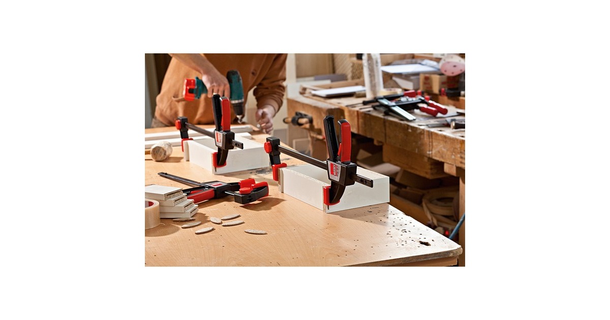 Bessey EZS158 klemme 15 cm, Skruetvinge Sort/Rød, 15 cm