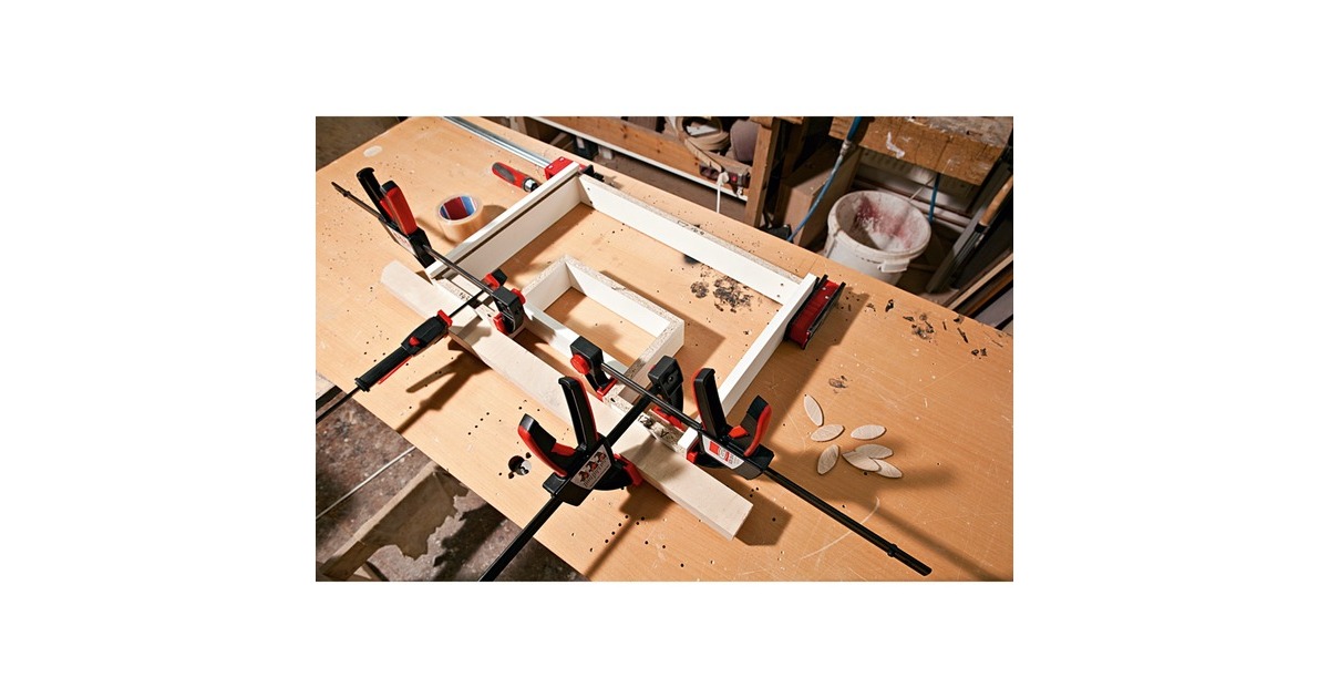 Bessey EZS158 klemme 15 cm, Skruetvinge Sort/Rød, 15 cm