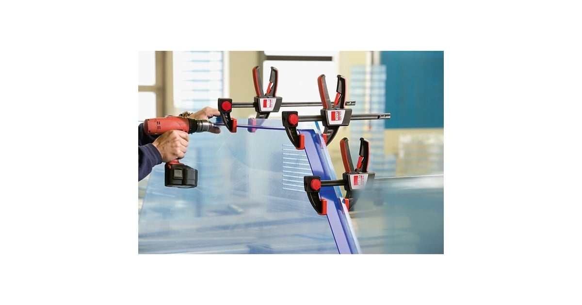 Bessey EZS158 klemme 15 cm, Skruetvinge Sort/Rød, 15 cm