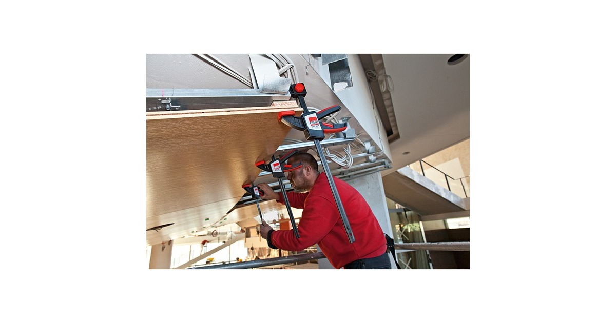 Bessey EZS158 klemme 15 cm, Skruetvinge Sort/Rød, 15 cm