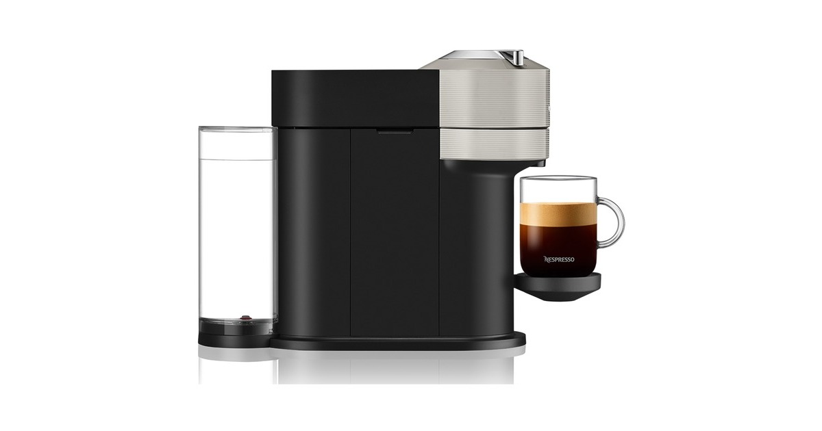 Rettsmedicin Lår lungebetændelse Krups Vertuo Next & Aeroccino XN911B Semi-auto Kapsel kaffemaskine 1,1 L,  Kapsel maskine Lys grå/Sort, Kapsel kaffemaskine, 1,1 L, Kaffekapsel, 1500  W, Grå