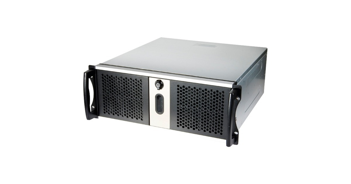 Chenbro 4U Open-Bay Compact Rackmount Stativ Grå afskærmning og stativ ...