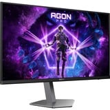 AOC AGON PRO AG276QZD2 computerskærm 67,3 cm (26.5") 2560 x 1440 pixel Quad HD QD-OLED Sort, Grå, Gaming Skærm mørk grå/Sort, 67,3 cm (26.5"), 2560 x 1440 pixel, Quad HD, QD-OLED, 0,03 ms, Sort, Grå