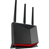 ASUS RT-BE86U trådløs router 10 Gigabit Ethernet Dual-band (2,4 GHz / 5 GHz) Sort Wi-Fi 7 (802.11be), Dual-band (2,4 GHz / 5 GHz), Ethernet LAN, Sort, Bordplade router