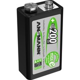 Ansmann 200mAh maxE E-Block Nikkel-Metalhydrid (NiMH), Batteri E-Block, Nikkel-Metalhydrid (NiMH), 8,4 V, 200 mAh, 17,5 x 28,5 x 48,5 mm