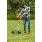 BLACK+DECKER BESTA530CM-QS børsteskærer & strengtrimmerer 550 W Elektrisk AC Sort, Orange, Græs trimmer Orange/Sort, Græstrimmer, D-loop håndtag, 1,6 mm, 7500 rpm, Sort, Orange, 30 cm