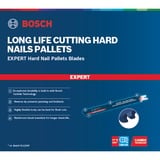 Bosch 2 608 900 388 stiksav, rullesav & sabelsavklinge Saber savklinge Karbid 10 stk Saber savklinge, Træ, Karbid, Blå, 22,5 cm, 1 mm