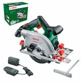 Bosch Circ 18V-53 16 cm Sort, Grøn 4300 rpm, Rundsav Grøn/Sort, Træ, Sort, Grøn, Aluminium, 16 cm, 4300 rpm, 5,3 cm