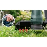 Bosch EasyGrassCut 26 cm Batteri Sort, Grøn, Græs trimmer Grøn/Sort, Græstrimmer, 26 cm, Nylonlinje, D-loop håndtag, 1,6 m, Sort, Grøn