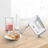 Bosch ErgoMixx Håndmixer 450 W Hvid, Håndmikser Hvid/grå, Håndmixer, Hvid, Blande, Ælte, Mikse, 1,3 m, 0,6 L, Knapper