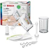 Bosch ErgoMixx Håndmixer 450 W Hvid, Håndmikser Hvid/grå, Håndmixer, Hvid, Blande, Ælte, Mikse, 1,3 m, 0,6 L, Knapper