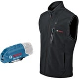 Bosch Heat+Jacket GHV 12+18V Kit størrelse 3XL, Arbejdstøj Sort