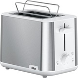 Braun Brødrister rustfrit stål/Hvid