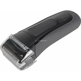 Braun Serie 3 3000S Folie shaver Grå Sort/grå, Folie shaver, Grå, Opladning, Vekselstrøm/batteri, Nikkel-Metalhydrid (NiMH), Indbygget batteri