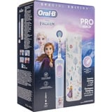 Braun Vitality Pro Frozen Barn Roterende, pulserende tandbørste Sort, Grå, El-tandbørste Lyseblå/Hvid, Barn, Roterende, pulserende tandbørste, Pulse, Sort, Grå, 2 min, Sort