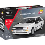 COBI Audi Quattro 1980, Bygge legetøj Hvid