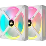 Corsair iCUE LINK QX140 RGB 140 mm PWM blæser, Sag fan Hvid
