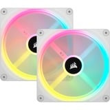 Corsair iCUE LINK QX140 RGB 140 mm PWM blæser, Sag fan Hvid