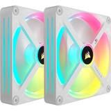 Corsair iCUE LINK QX140 RGB 140 mm PWM blæser, Sag fan Hvid