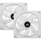 Corsair iCUE LINK QX140 RGB 140 mm PWM blæser, Sag fan Hvid