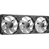 Corsair iCUE LINK RX360 II Unified Frame RGB-PWM, Sag fan Sort