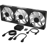 Corsair iCUE LINK RX360 II Unified Frame RGB-PWM, Sag fan Sort