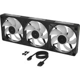 Corsair iCUE LINK RX360 II Unified Frame RGB-PWM, Sag fan Sort