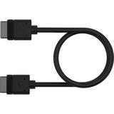 Corsair iCUE LINK kabel, 600mm, lige Sort