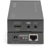 Digitus 4K HDBaseT HDMI Extender-sæt, HDMI-udvidelse forlænger Sort