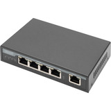 Digitus 4-port Gigabit 4PPoE Extender, PoE-repeater 