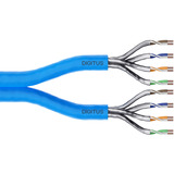 Digitus Professionelt Cat.6a U/FTP installationskabel Duplex, Cca Blå