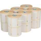 Dymo Original LabelWriter Multi-Formålsetiketter | 32 mm x 57 mm | 12 ruller med 1.000 let-aftrækkelige etiketter (12.000 stk.) | Selvklæbende | til LabelWriter etiketmaskiner Hvid, Selvklæbende printeretiket, Papir, Permanent, LabelWriter, 3,2 cm
