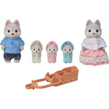 EPOCH Sylvanian Families - Husky Familie, Bygge legetøj 
