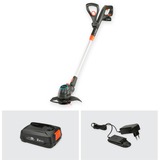 GARDENA ComfortCut 23/18V P4A 23 cm Batteri Sort, Blå, Orange, Sølv, Græs trimmer grå/Orange, Græstrimmer, 23 cm, Blade, D-loop håndtag, Plast, Sort, Blå, Orange, Sølv