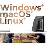 ICY BOX IB-201T-CU31 SSD kabinet Sort 2.5", Drev kabinet Sort, SSD kabinet, 2.5", Serial ATA II, Serial ATA III, 6 Gbit/sek., USB-tilslutning, Sort