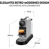 Krups Nespresso XN741B.23 kaffemaskine Semi-auto Kapsel kaffemaskine, Kapsel maskine Sølv, Kapsel kaffemaskine, Kaffekapsel, Sølv