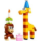 LEGO Fødselsdagsfestdyr Byggeklodser, Bygge legetøj Byggesæt, 6 År, Plast, 60 stk, 44 g