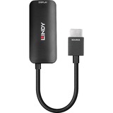 Lindy 38327 videokabel adapter 157 m HDMI Type A (Standard) DisplayPort Sort, Konverter Sort, 157 m, HDMI Type A (Standard), DisplayPort, Hanstik, Hunstik, Lige