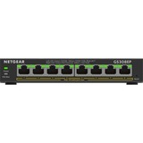 Netgear 8-Port Gigabit Ethernet PoE+ Plus Switch (GS308EP) Administreret L2/L3 Gigabit Ethernet (10/100/1000) Strøm over Ethernet (PoE) Sort Sort, Administreret, L2/L3, Gigabit Ethernet (10/100/1000), Fuld duplex, Strøm over Ethernet (PoE)